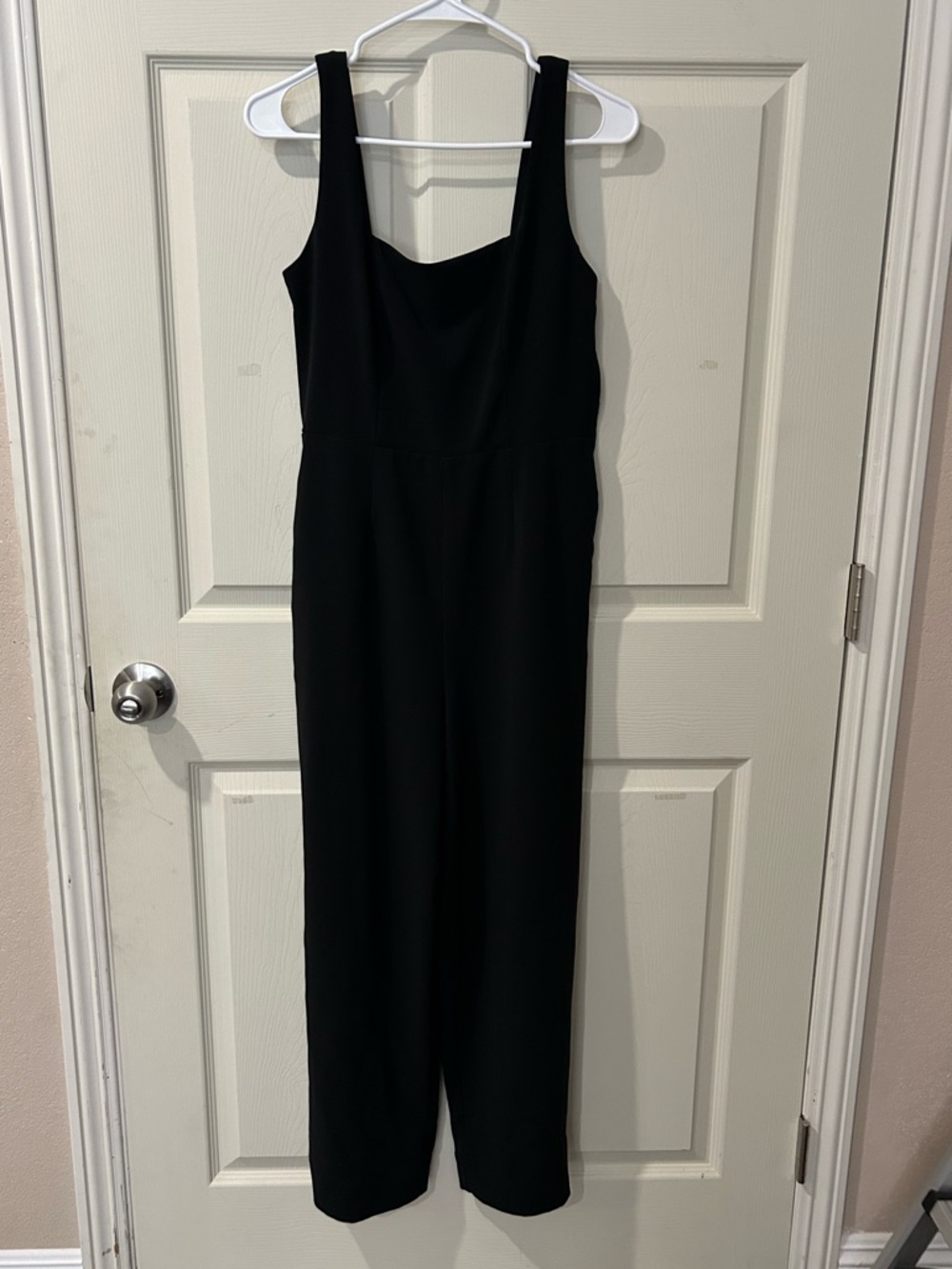 A new day Black Sleeveless Wide-Leg Jumpsuit